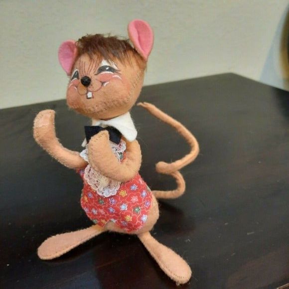 Vtg Annalee Mobilitee Dolls- Sweetheart Mouse Couple - 1998  Valentines Day Mice - Picture 10 of 10